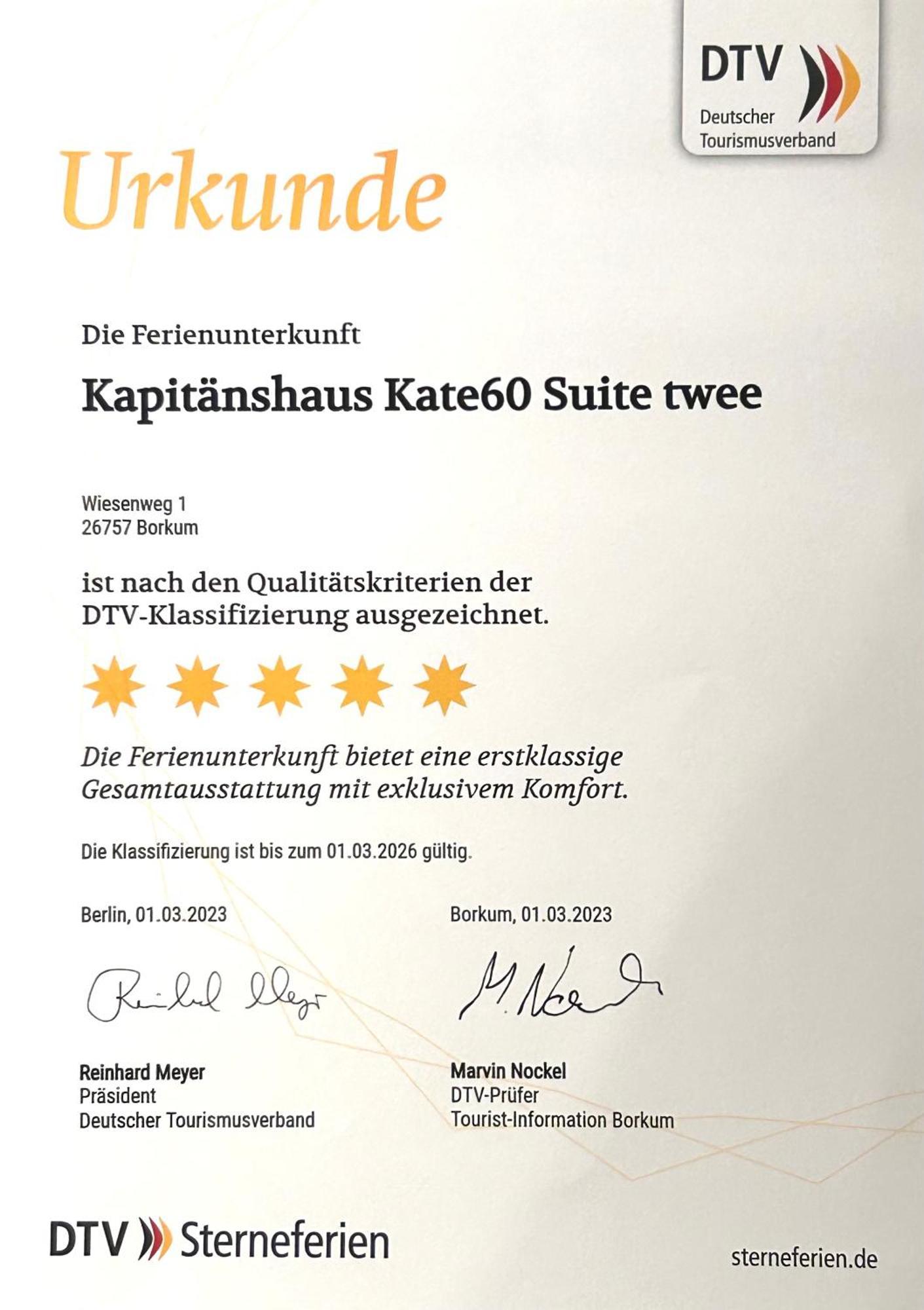 Kapitaenshaus Kate60 Villa Borkum Eksteriør bilde